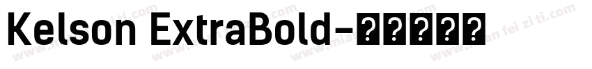 Kelson ExtraBold字体转换